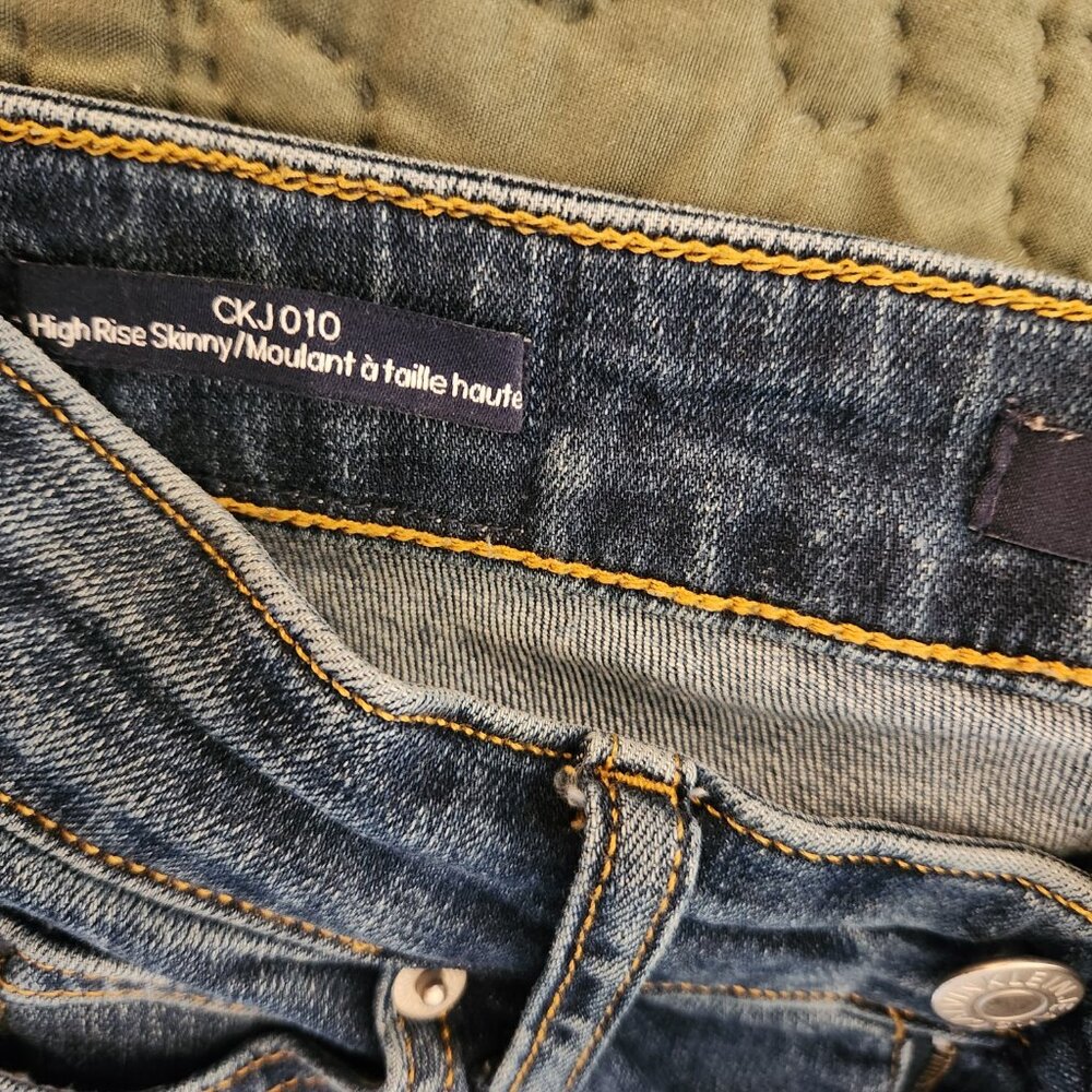 Calvin Klein Jeans CKJ 010 High Rise Skinny Jeans - Picture 4 of 12